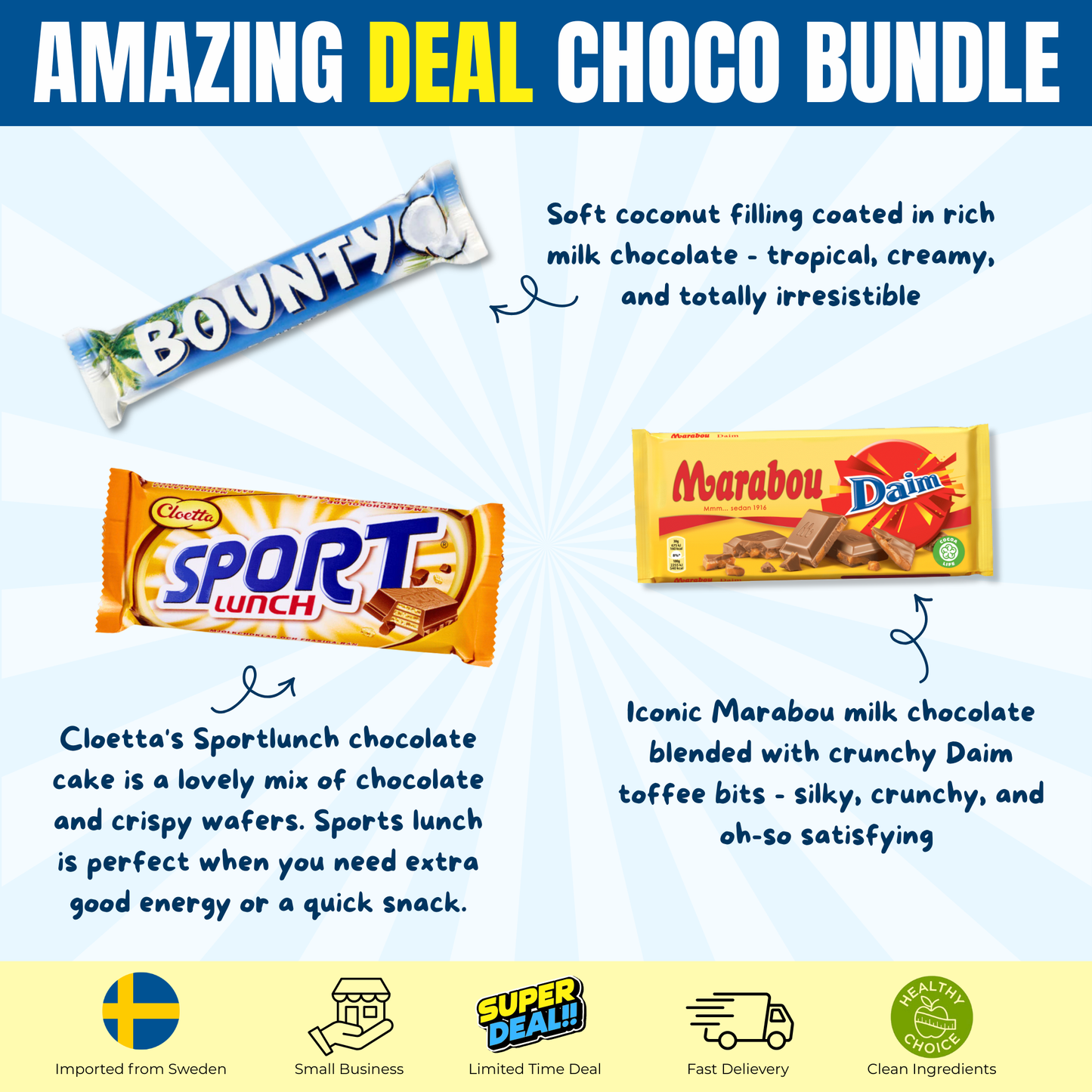 XXL Swedish Chocolate Bundle 3.7 lb