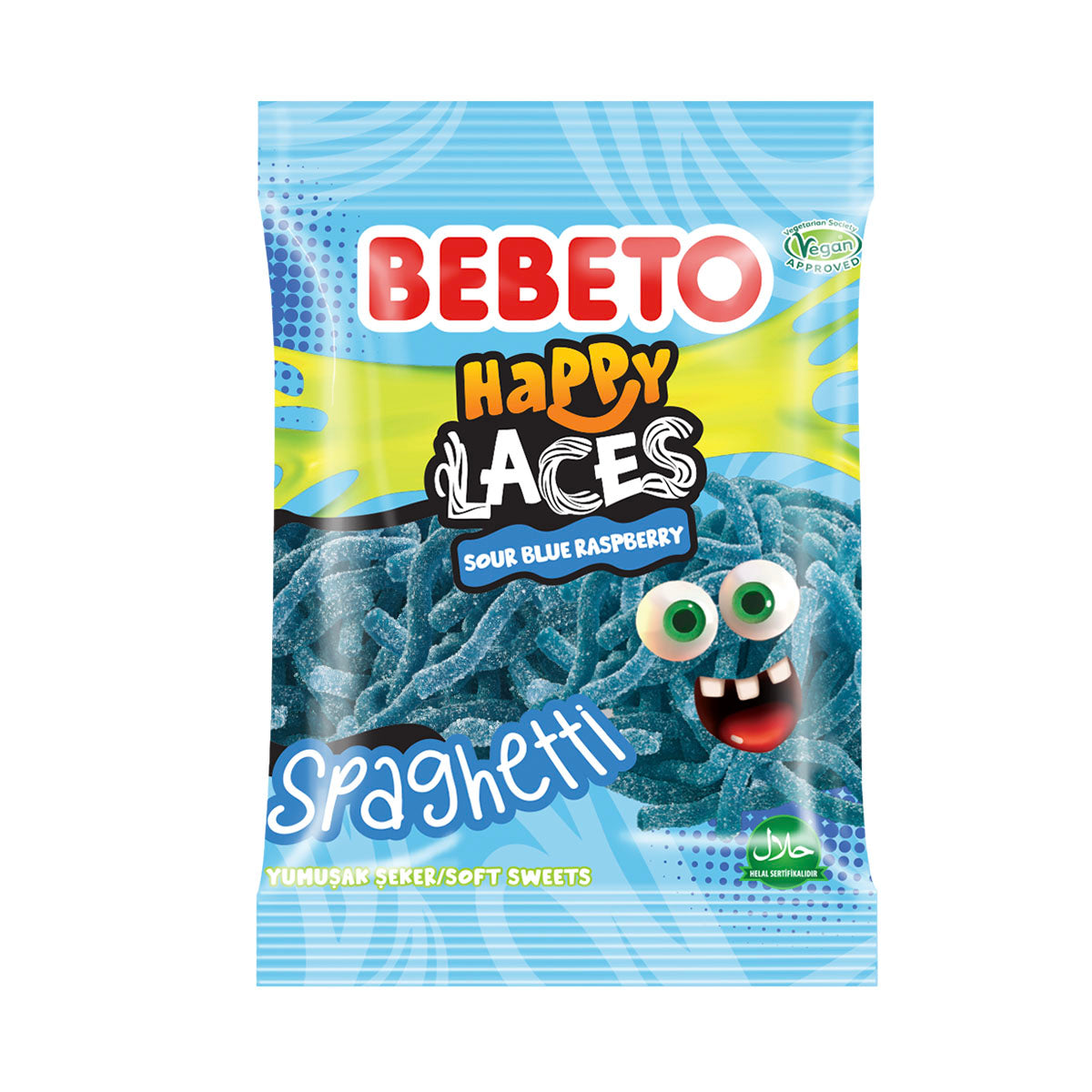 Bebeto Spaghetti Sour Blue Raspberry