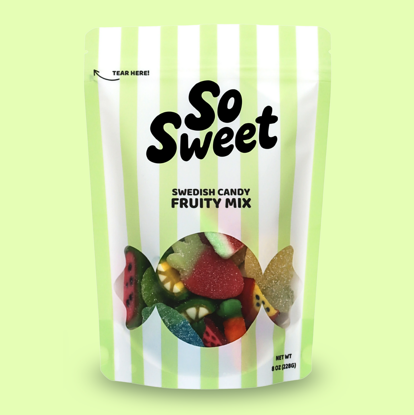 Swedish Candy 1/2lb Fruity Mix