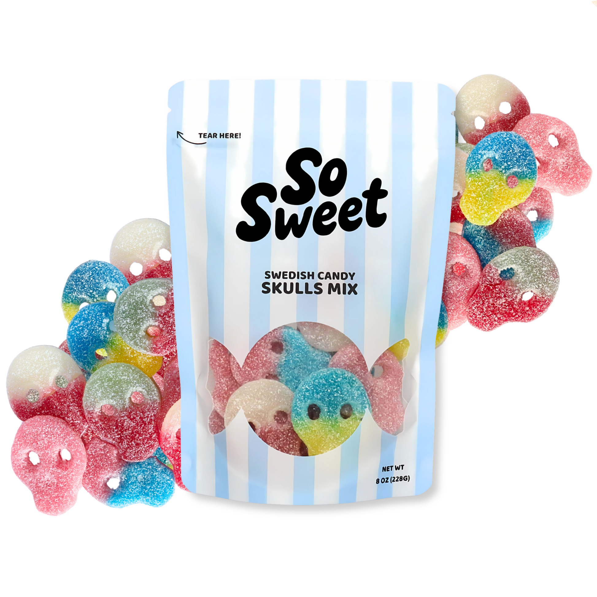 Swedish Candy Skulls Mix – SoSweet