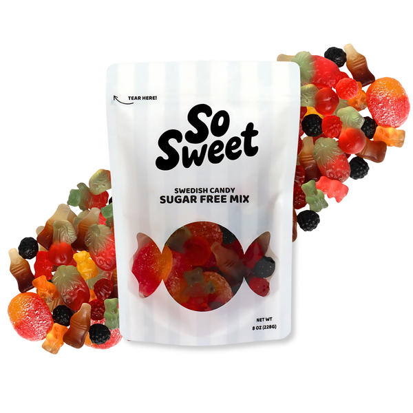 Swedish Candy 100% Sugar Free Mix – SoSweet