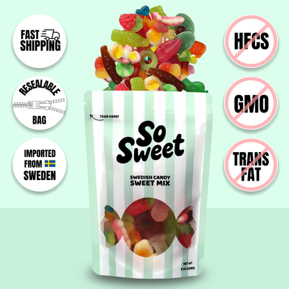 Swedish Candy 1/2lb Sweet Mix