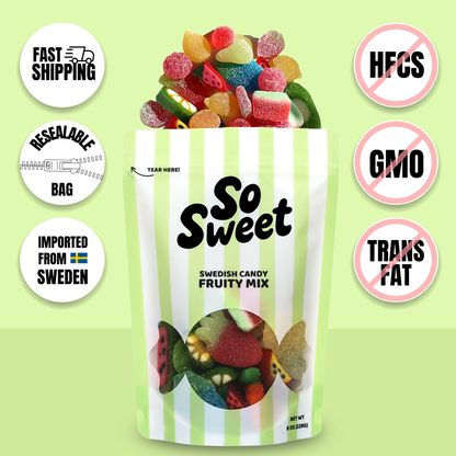 Swedish Candy 1/2lb Fruity Mix