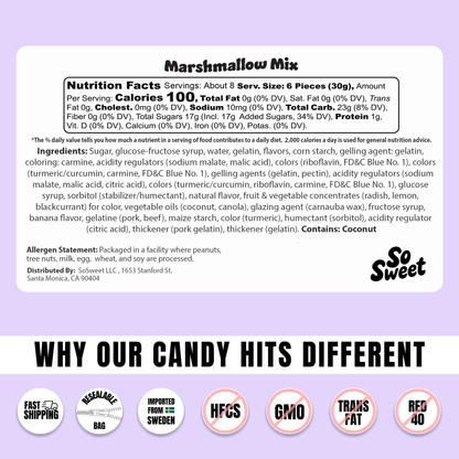 Swedish Candy Marshmallow Mix