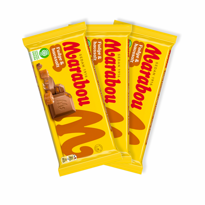 Marabou Fudge & Sea Salt 185g
