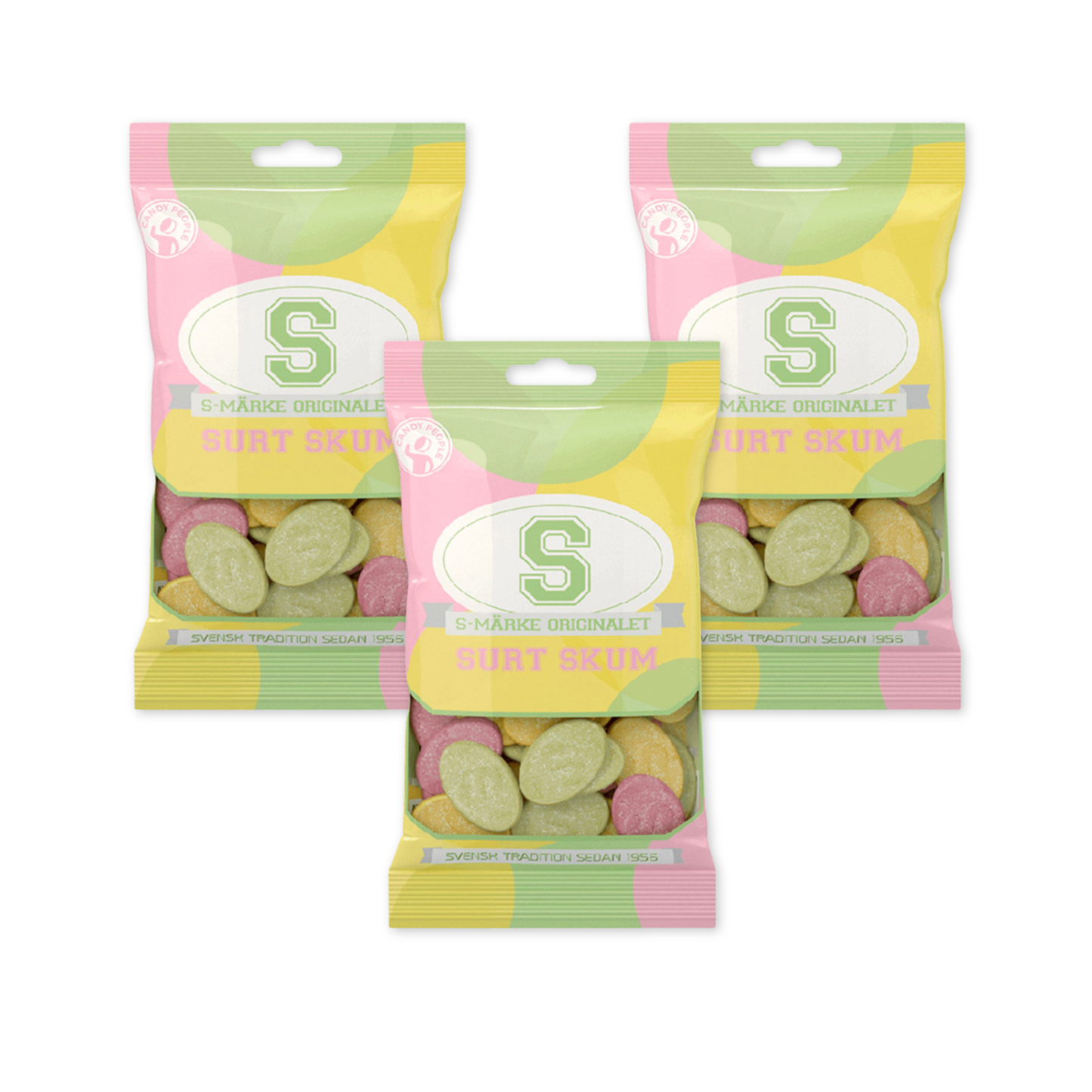 Sour Foam "S" Ovals