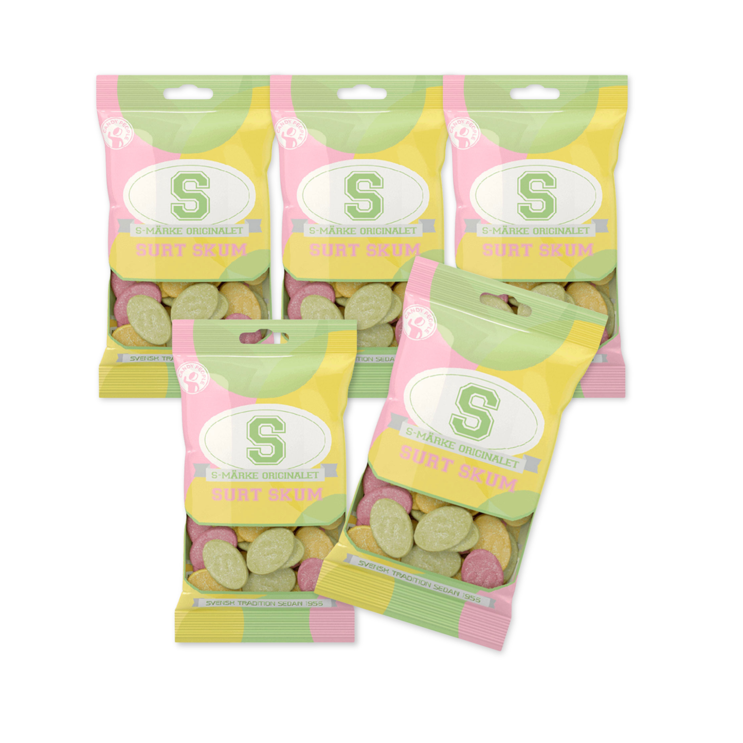 Sour Foam "S" Ovals